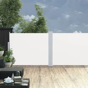 vidaXL Windscherm uittrekbaar 170x1000 cm crème