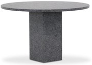 Dining Tuintafel rond 120 cm Grijs Graniet