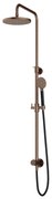 Hotbath Cobber M438 stortdouche met ronde handdouche en 30cm hoofddouche verouderd messing