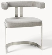 Armstoel Gianni in lichtgrijs