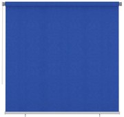 vidaXL Rolgordijn voor buiten 240x230 cm HDPE blauw