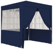 vidaXL Partytent met zijwanden professioneel 90 g/m² 2x2 m blauw