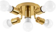 Metalen Spotlight Plafondlamp Goud APP708-5c