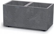 Sierra Case Rechthoekige Bloempot - Betoneffect - Marengo