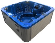 Badstuber Palma outdoor whirlpool 5-persoons blauw