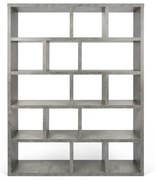 TemaHome Berlin Roomdivider Met 15 Vakken Betonlook - 150x34x198cm.