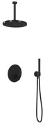 Hotbath Cobber IBS22CR inbouwdouche met 30cm plafondbuis en 30cm hoofddouche chroom