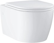 Grohe Start Round Ceramic hangtoilet incl. quickrelease toiletbril 36,8x54,3x36,7cm alpine wit