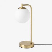 Tafellamp Met Glazen Bol Uvol Goud - Sklum