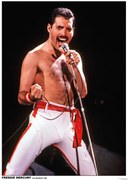 Poster Queen (Freddie Mercury) - Los Angeles 1982