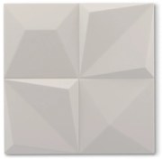 3D Wandtegel 30x30 Cm Emporia Mat Wit RBT108