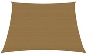 vidaXL Zonnezeil 160 g/m² 4/5x4 m HDPE taupe