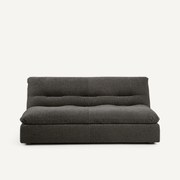 Modulaire 3-zits bank in chenille fluweel, Giuliano