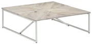 vidaXL Salontafel 110x110x36 cm massief mangohout