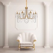 Kristallen lamp gouden kroonluchter APP766-8CP
