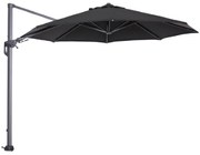 Garden Impressions Hawaii zweefparasol Ø350 cm - frame carbon black - doek zwart
