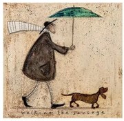 Kunstdruk Sam Toft - Walking The Sausage