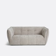 2-zitsbank in gekruist geweven chenille, SIMONE