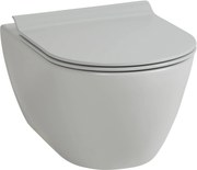Ben Segno 2.0 hangtoilet met toiletbril Xtra glaze+ Free flush cement grijs