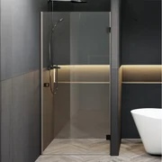 Riho Scandic X101 douchedeur rechtsdraaiend 70x200cm zwart mat