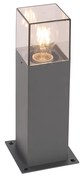 Buitenlamp 30 cm antraciet met grondpin en kabelmof - Denmark