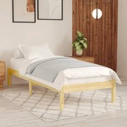 vidaXL Bedframe massief hout 90x190 cm 3FT Single