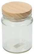 Pot met houten deksel, glas, 350 ml