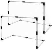 vidaXL Minidoeltjes set van 2 met net 91,5 x 48 x 61 cm