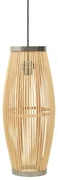 vidaXL Hanglamp ovaal 40 W E27 23x55 cm wilgen