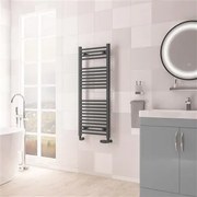 Eastbrook Biava multirail handdoekradiator 45x110cm 546W antraciet