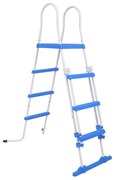 vidaXL Zwembadladder met 3 treden voor bovengrondse zwembaden 122 cm