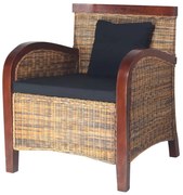 vidaXL Fauteuil handgeweven rattan