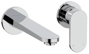 Crosswater Drift Wastafelkraan inbouw - wand gemonteerd - chroom DR120WNC