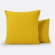 Effen kussensloop in gewassen katoen, Scenario