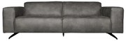 3 zitsbank - Lambada - leer Hunter grijs 104
