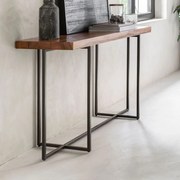 DTP Home Flare Stoere Sidetable Van Suar Hout - 140 X 40cm.