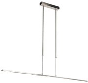 Moderne hanglamp staal incl. LED verstelbaar - Bold