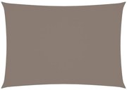 vidaXL Zonnescherm rechthoekig 2x4 m oxford stof taupe