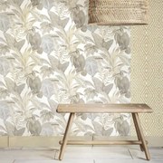 Noordwand Topchic Behang Big Leaves beige