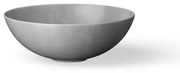 Looox Ceramic raw waskom - 40cm - rond - dark grey WWK40DG