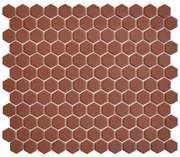 The Mosaic Factory Hexagon mozaïek tegels 23x26cm terracotta mat