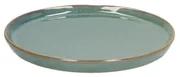 Gebaksbordje reactieve glazuur, steengoed, groen,Ø 15 cm