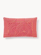 Linnen kussenhoes Lexi met grafisch patroon