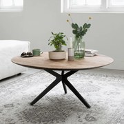 DTP Home Metropole Teakhouten Salontafel Rond - 90 X 90cm.