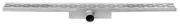 Easy Drain Compact 30 douchegoot RVS met enkele plaat RVS waterslot 30mm 70cm inbouw diepte 63mm met zijuitloop BMCOM70030