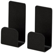 Haceka Redefine Handoekhaak - enkel - 2 stuks - zelfklevend - mat zwart 2010529