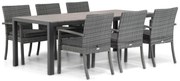 Tuinset 6 personen 217 cm Wicker Grijs Domani Furniture Albergo/Young