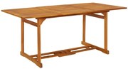 vidaXL Tuintafel 180x90x75 cm massief acaciahout