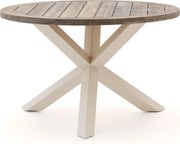 + 10% kassakorting | Tuin eettafel ROUGH | Rond | Tuintafel Teakhout | Ø120cm | 4 personen | Kees Smit Tuinmeubelen