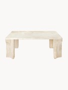 Travertin salontafel Doric, B 80 cm